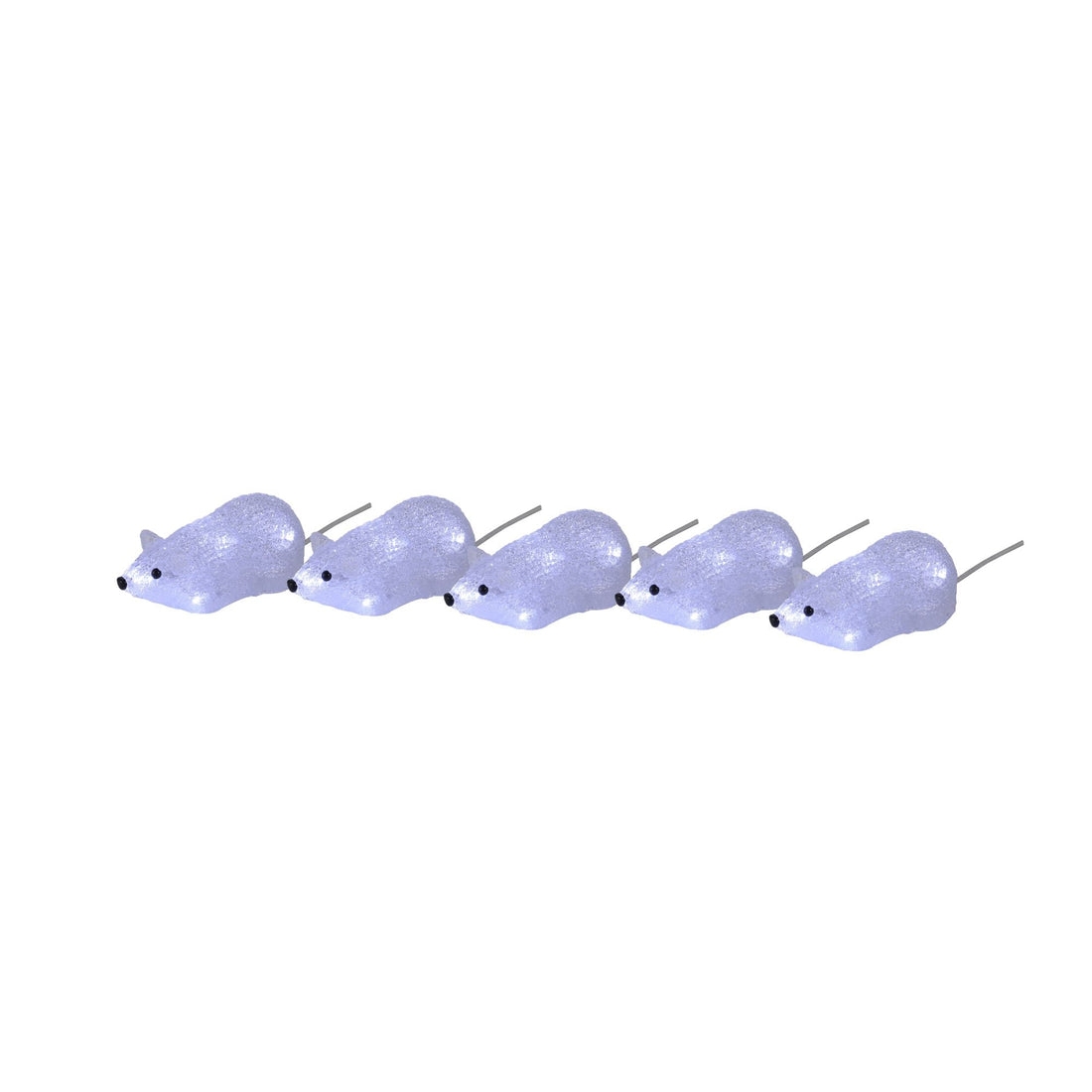 Acrylic Mini Rat-Set Of 5