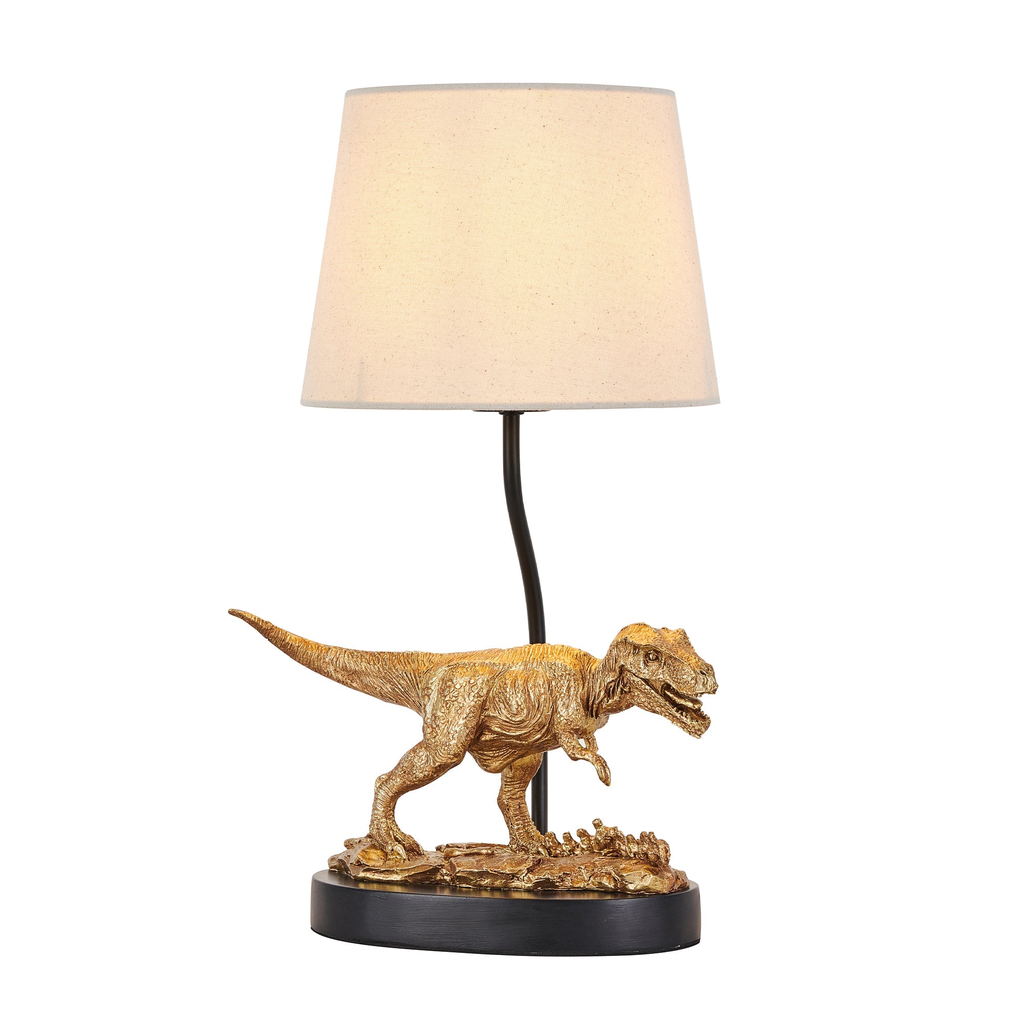 T-Rex Triumph Table Lamp - Gold