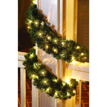 Pre-lit Garland - 2 Size Options