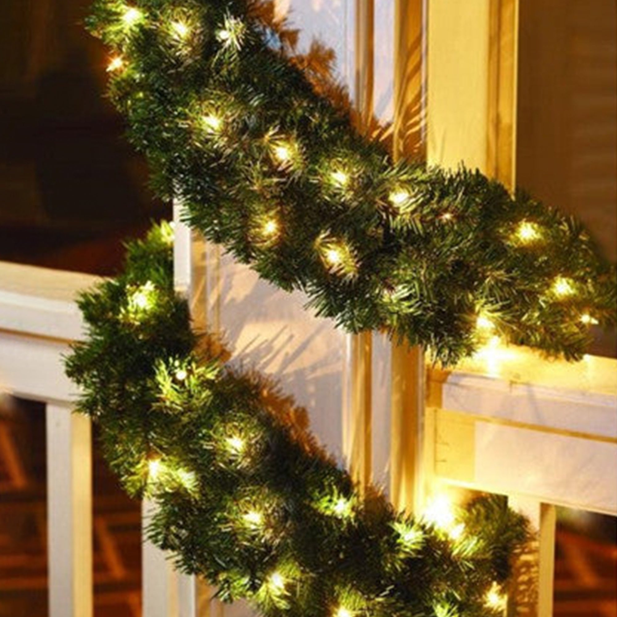 Pre-lit Garland - 2 Size Options