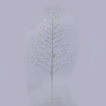 Flat White and Warmwhite Twig Tree - 2 Size Options