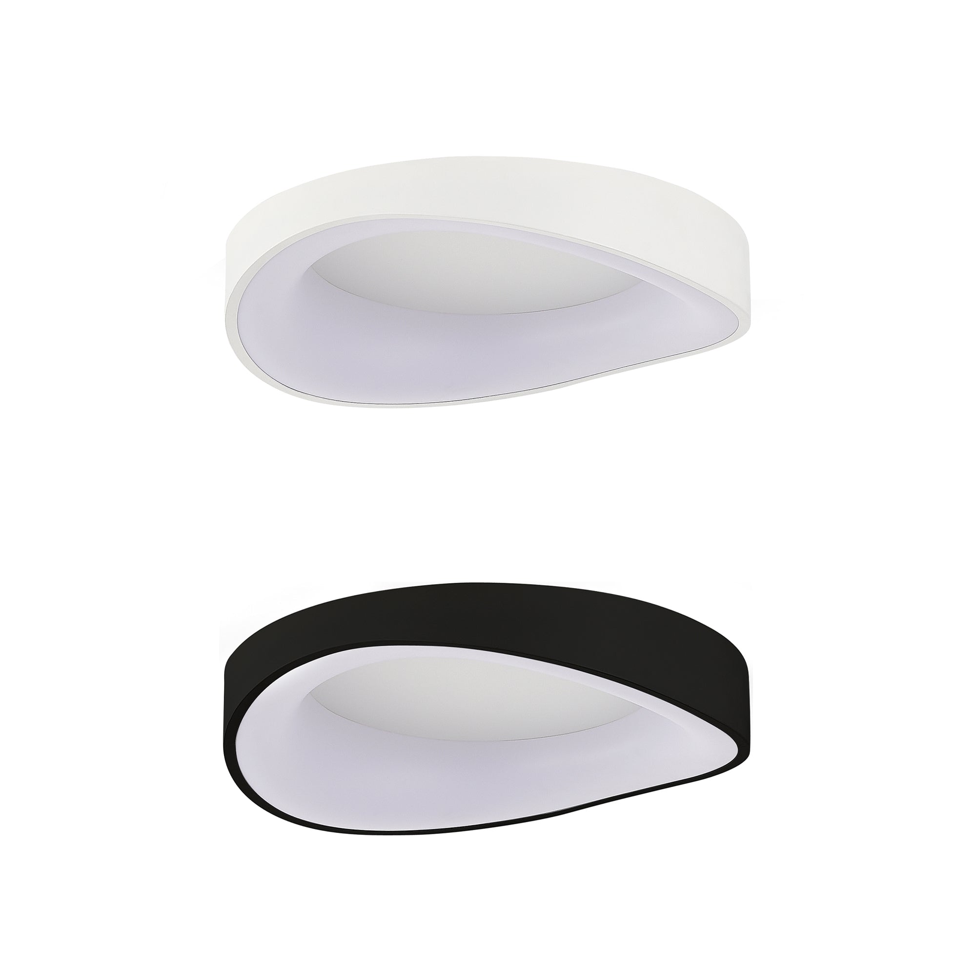 Hayley Ceiling Light - Small White/Black