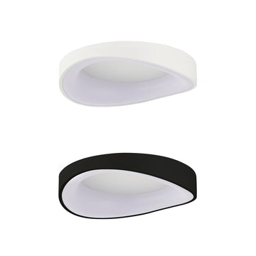 Hayley Ceiling Light - Small White/Black