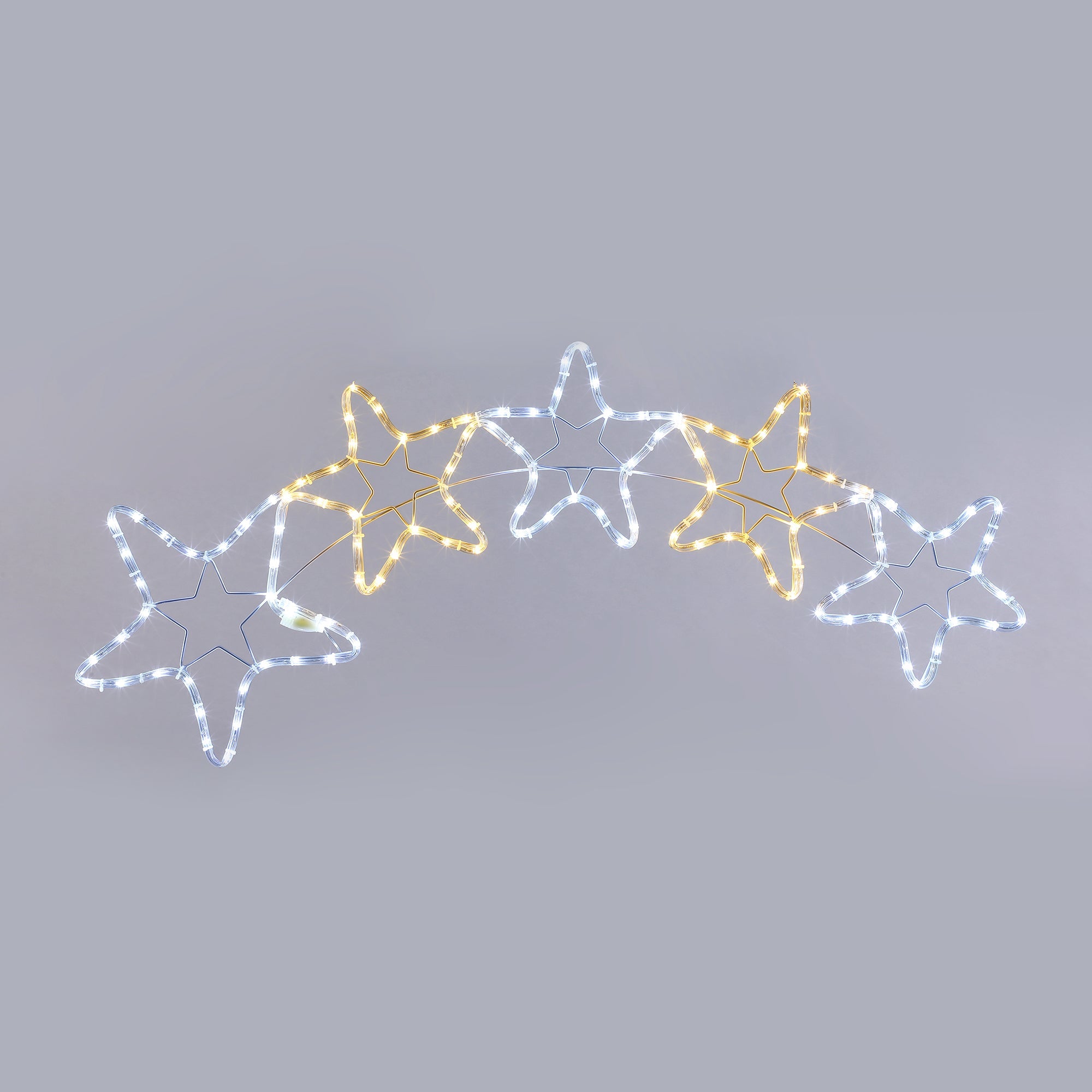 LED 5 Stars  Rope Lights Silhouette - 2 Colour Options