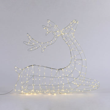 LED Pre-Lit Sitting Reindeer