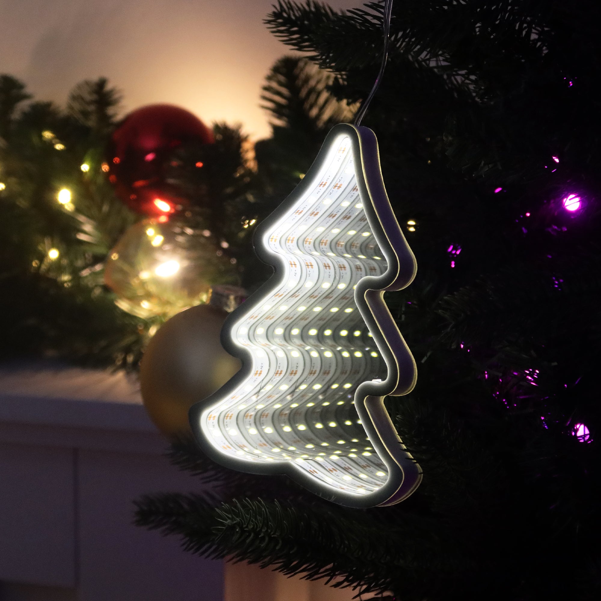 Infinity Hanging Christmas Tree-Warmwhite