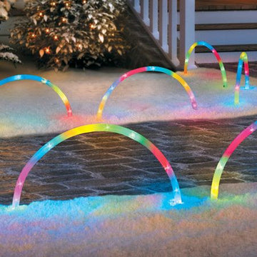 RGB Connectable Arch Path Light- Set Of 3