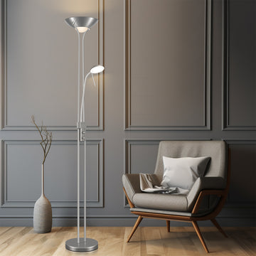 Buckley Dimmable LED Mother & Child Floor Lamp