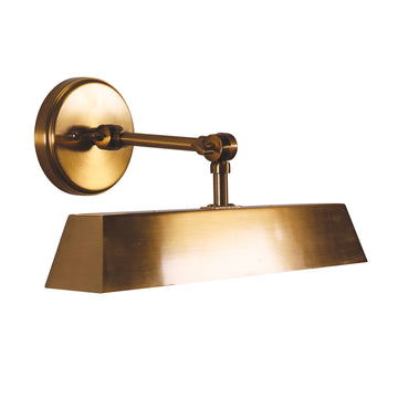 Loxby Metal Wall Light Satin Brass