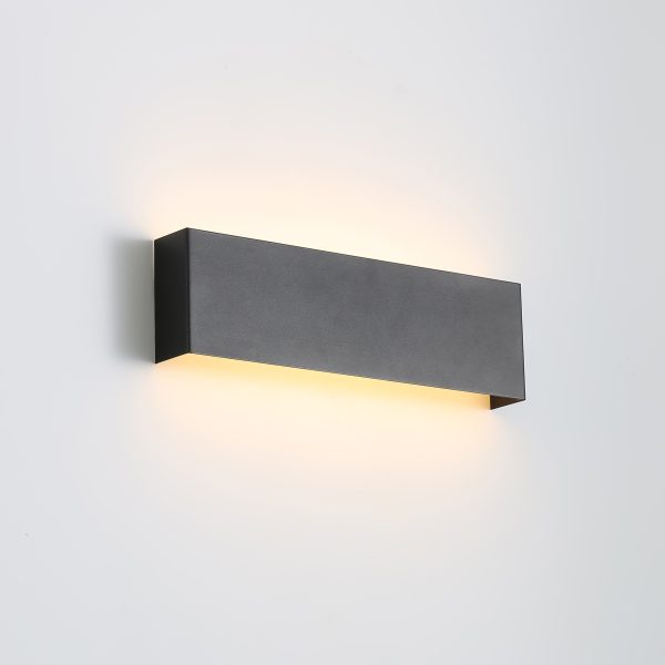 Rafter 30 LED Wall Light Black