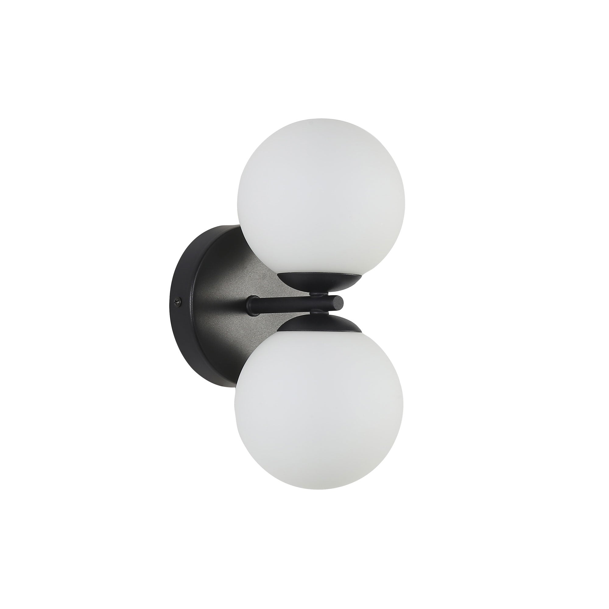 Oberon 2 Wall Light Black