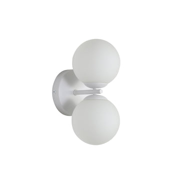 Oberon 2 Wall Light White