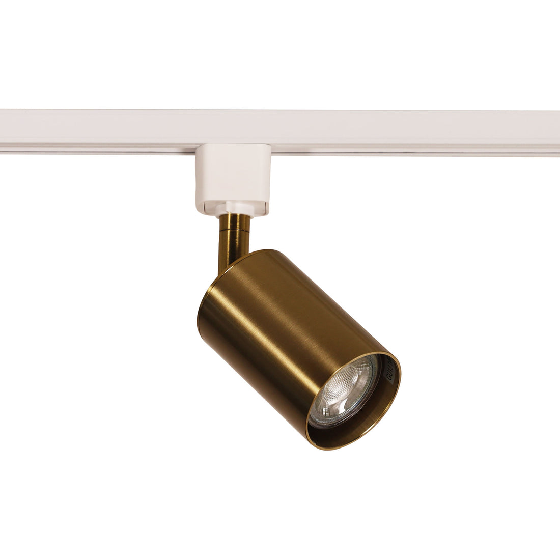 Bridge Track Spot Light White & Satin Brass