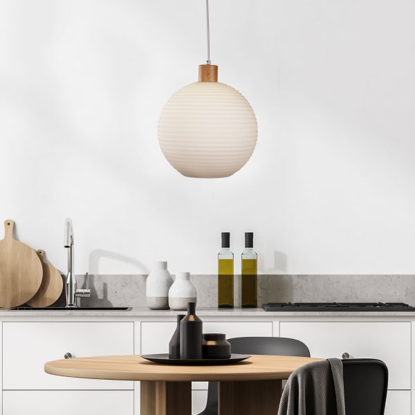 Twillo 30 Pendant Light Opal Matt