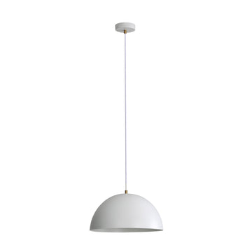 Lexi 35 Dome Pendant Light White