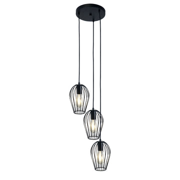 Olam 3lt Pendant Light Black