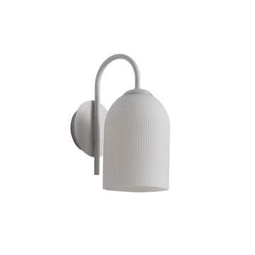 Arley Opal Matt Wall Light White