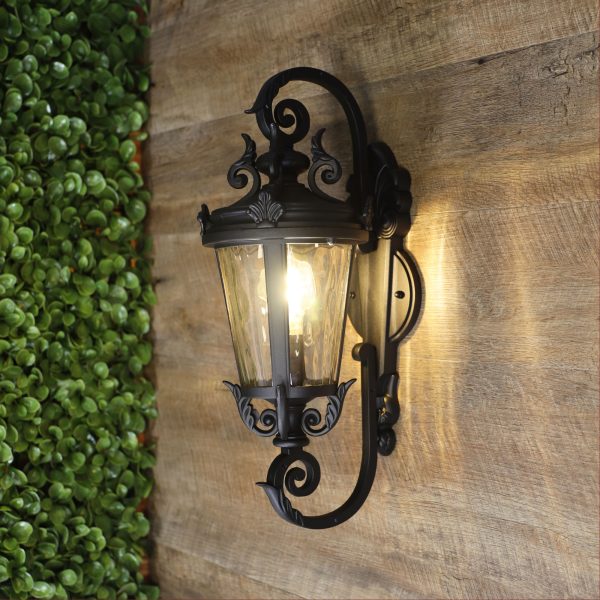 Albion Outdoor Wall Light Black