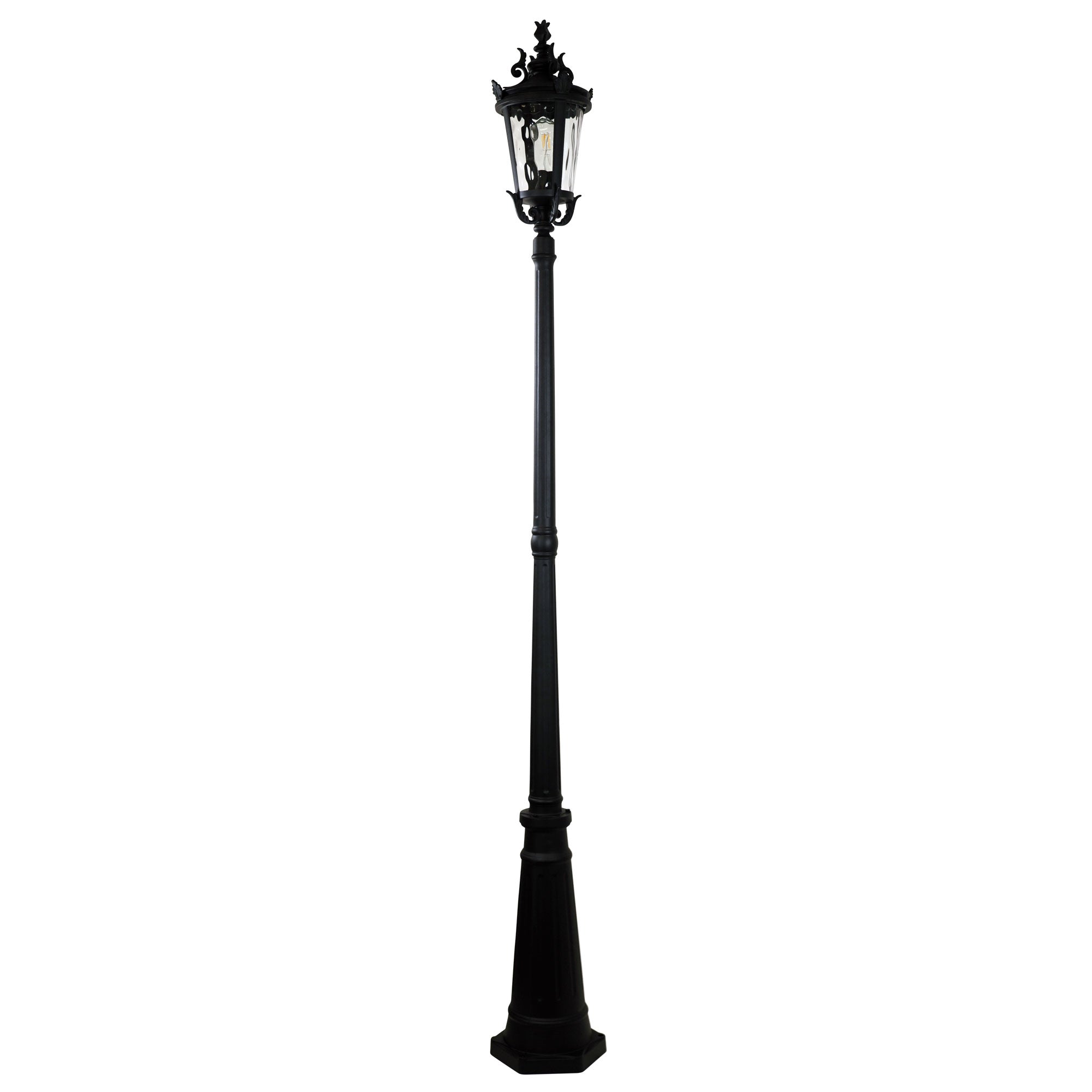 Albion Outdoor Post Light Black