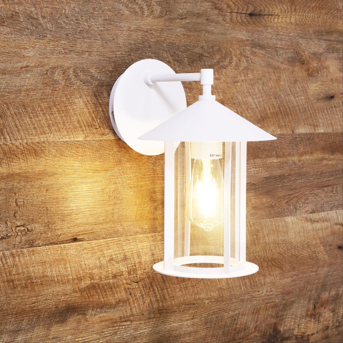 Holford Outdoor Wall Light White