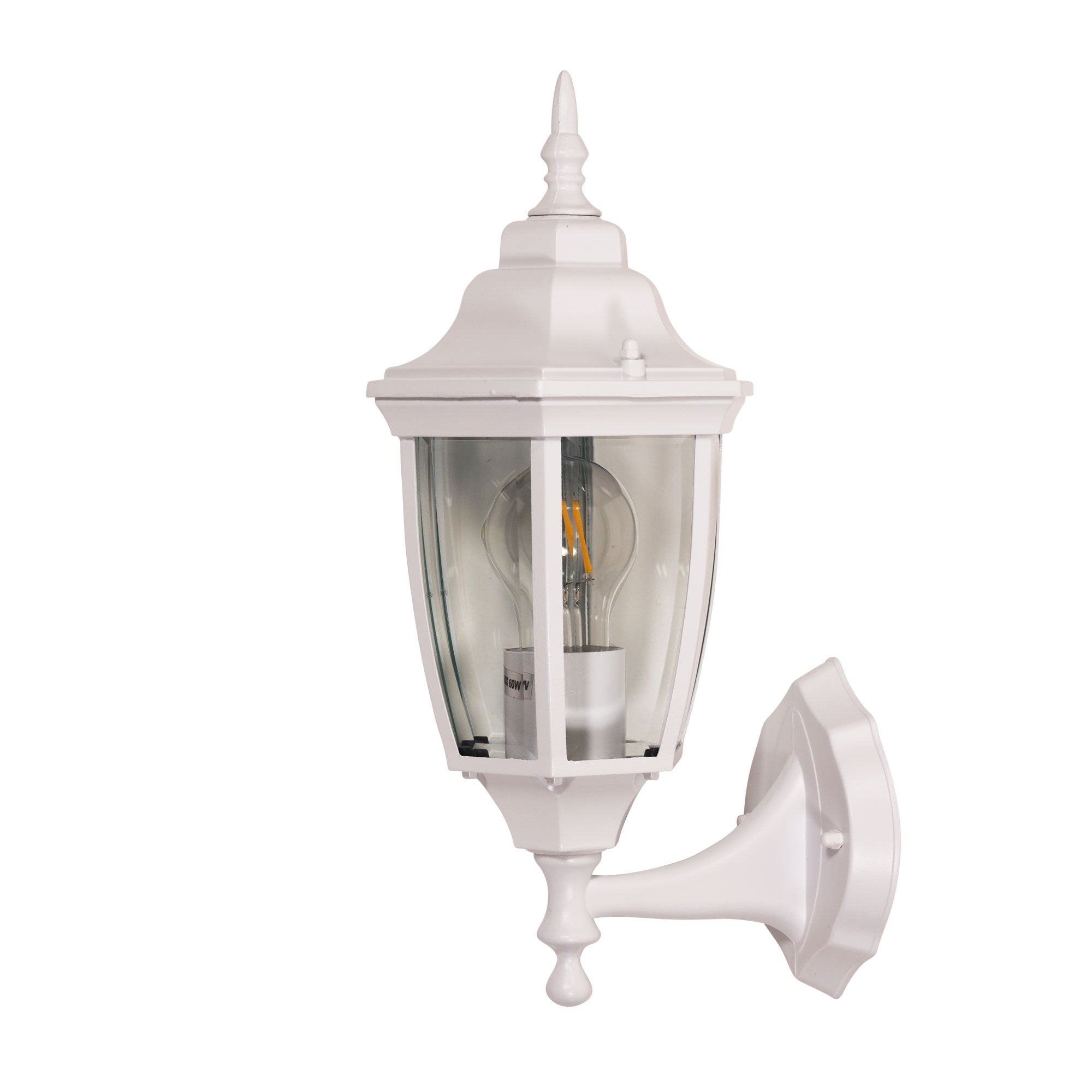 Highgate Up Outdoor Wall Light White