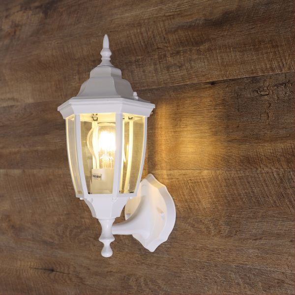 Highgate Up Outdoor Wall Light White