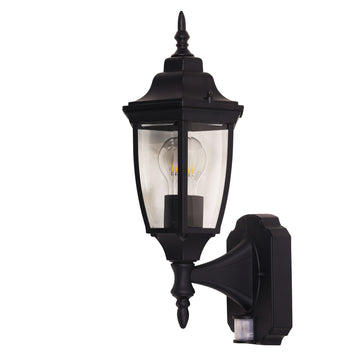 Highgate Sensor Outdoor Wall Light Black