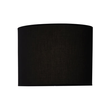 40cm Drum Lamp Shade Black