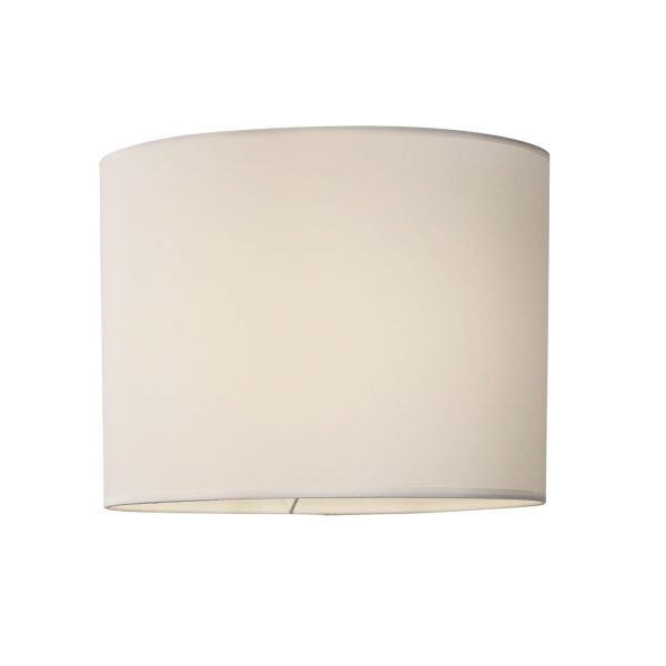 40cm Drum Lamp Shade White