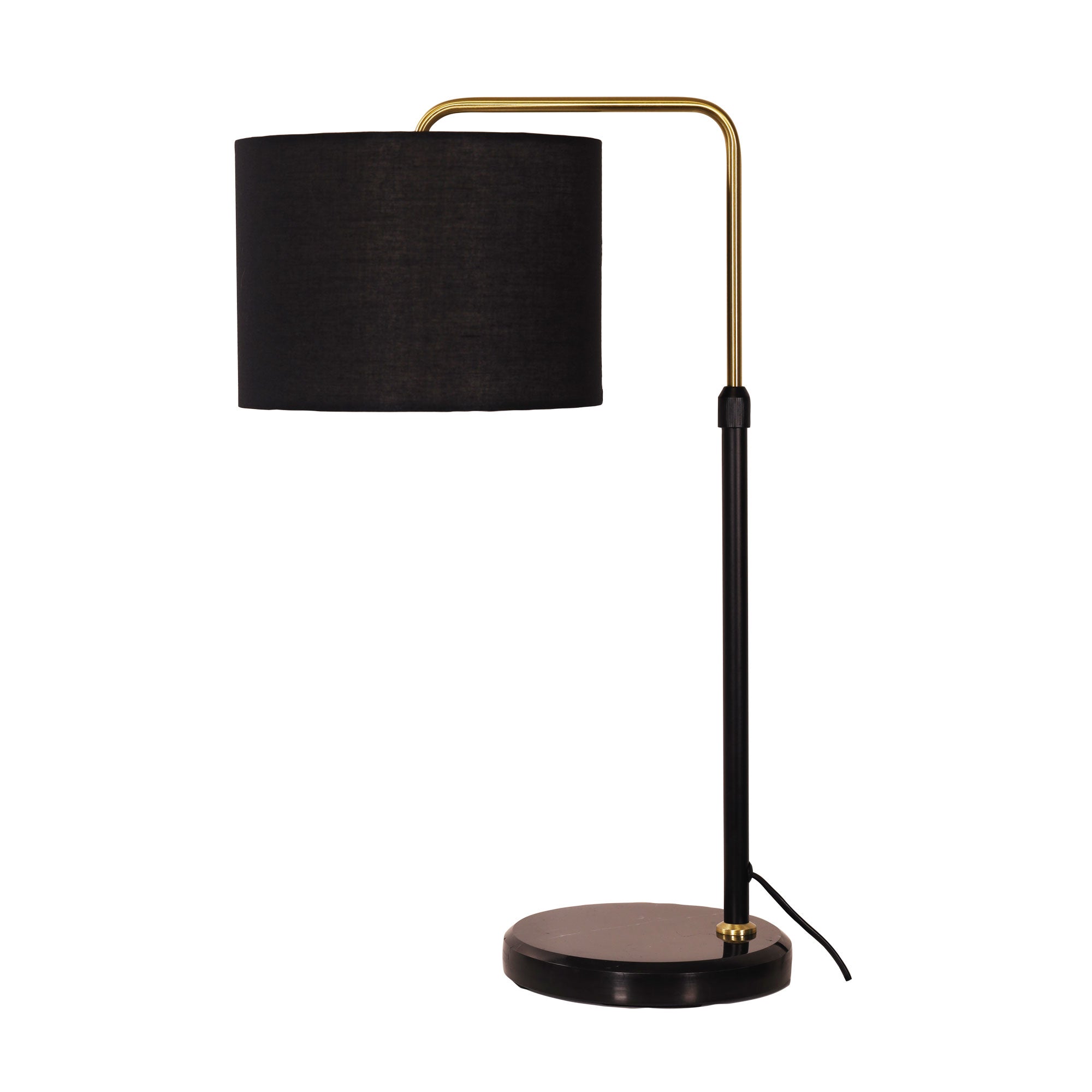 Myra Height Adjustable Table Lamp Black