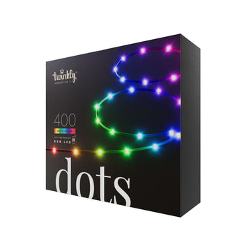 Twinkly 400 LED Dots String Light AU Plug Black Wire - RGB