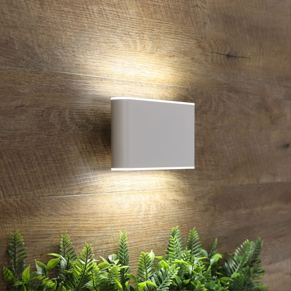 Wash 2*6 LED Wall Light White