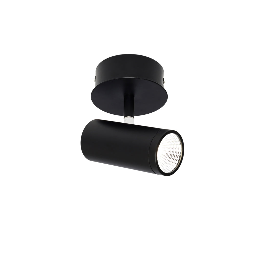 Urban 1lt 5w LED Spot Light Black