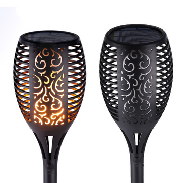 10 Pack Solar Torch Lights 96 LED Flickering Lighting Dancing Flame Garden Lamp