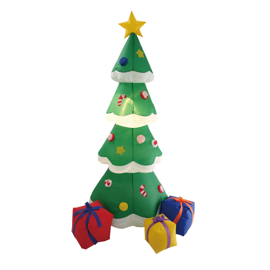 Christmas By Sas 1.8m Self Inflatable LED Tree With Presents