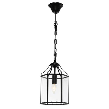 Arcadia 1lt Pendant Light Black