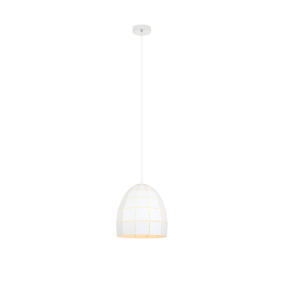 ARMIS Iron Tiled Pendant Light White/Gold/Coffee Tiled (Iron) Ellipse