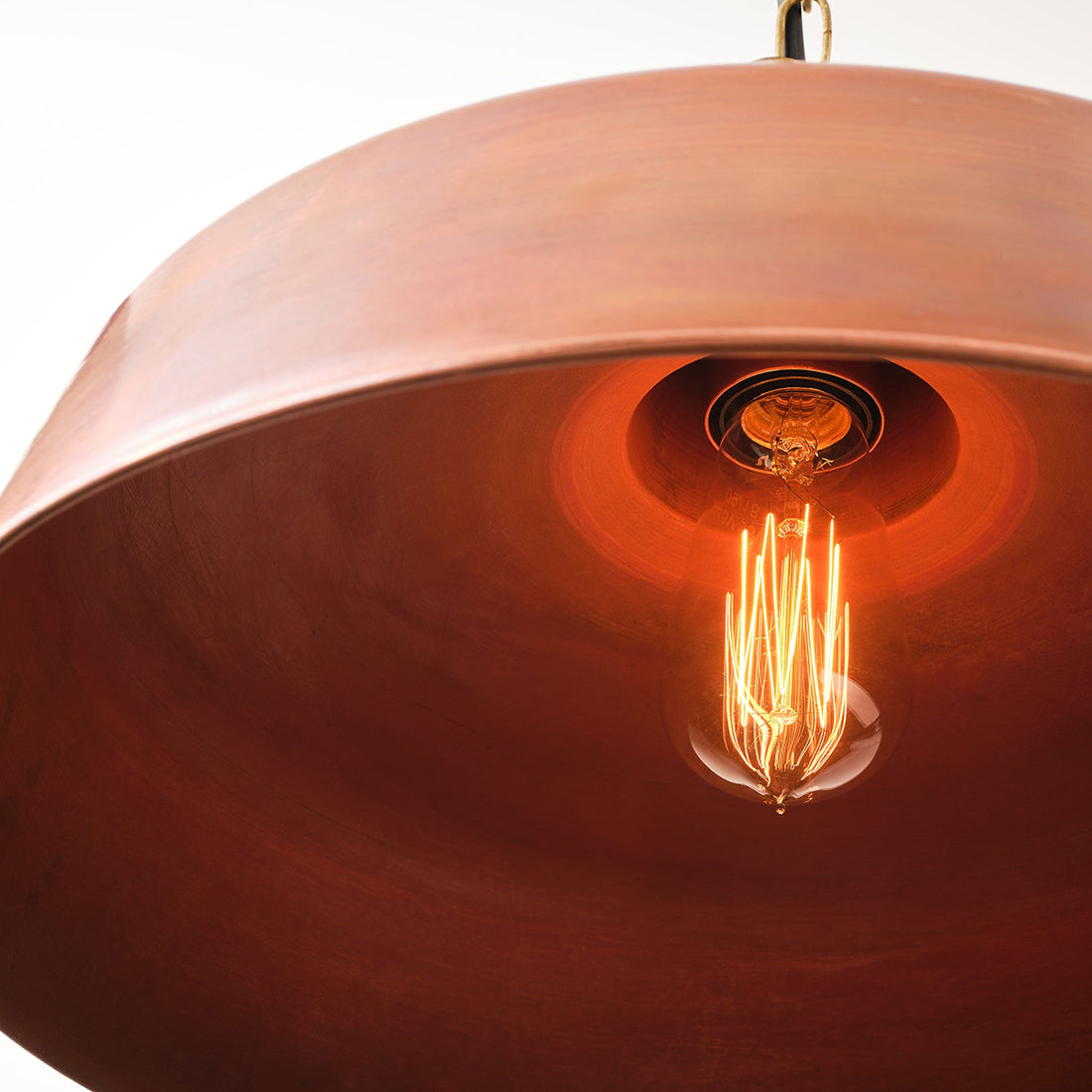 DEKSEL Aged Copper Interior Pendant Light