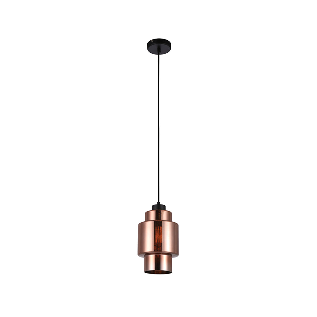 LAMINA Copper Coloured Glass Pendant Light