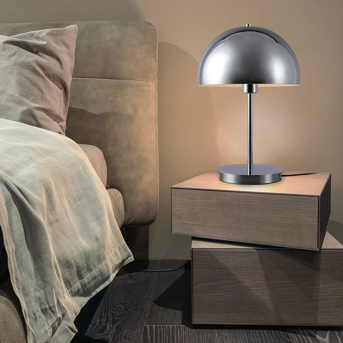 Brenda Table Lamp Chrome