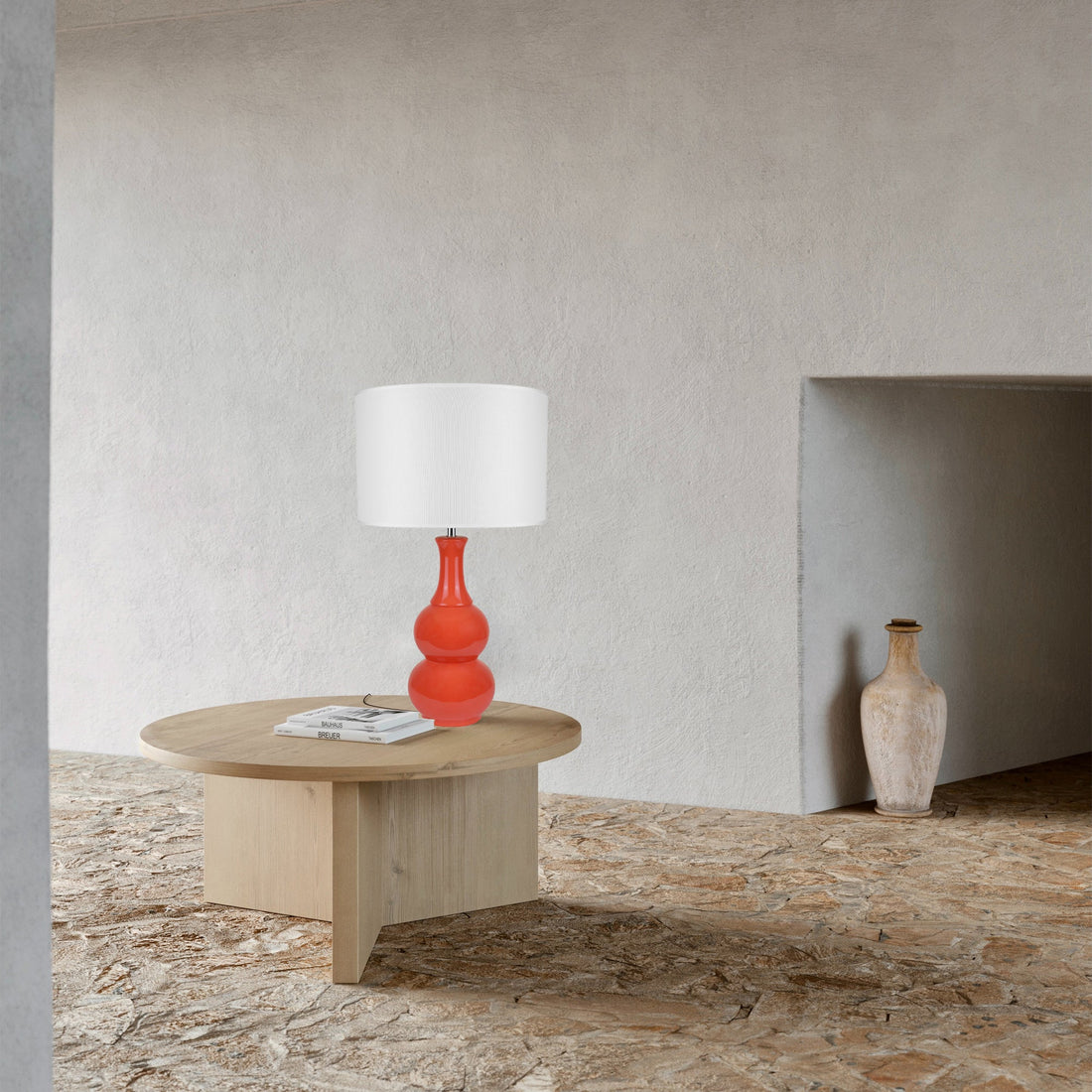 Pattery Barn Table Lamp Orange