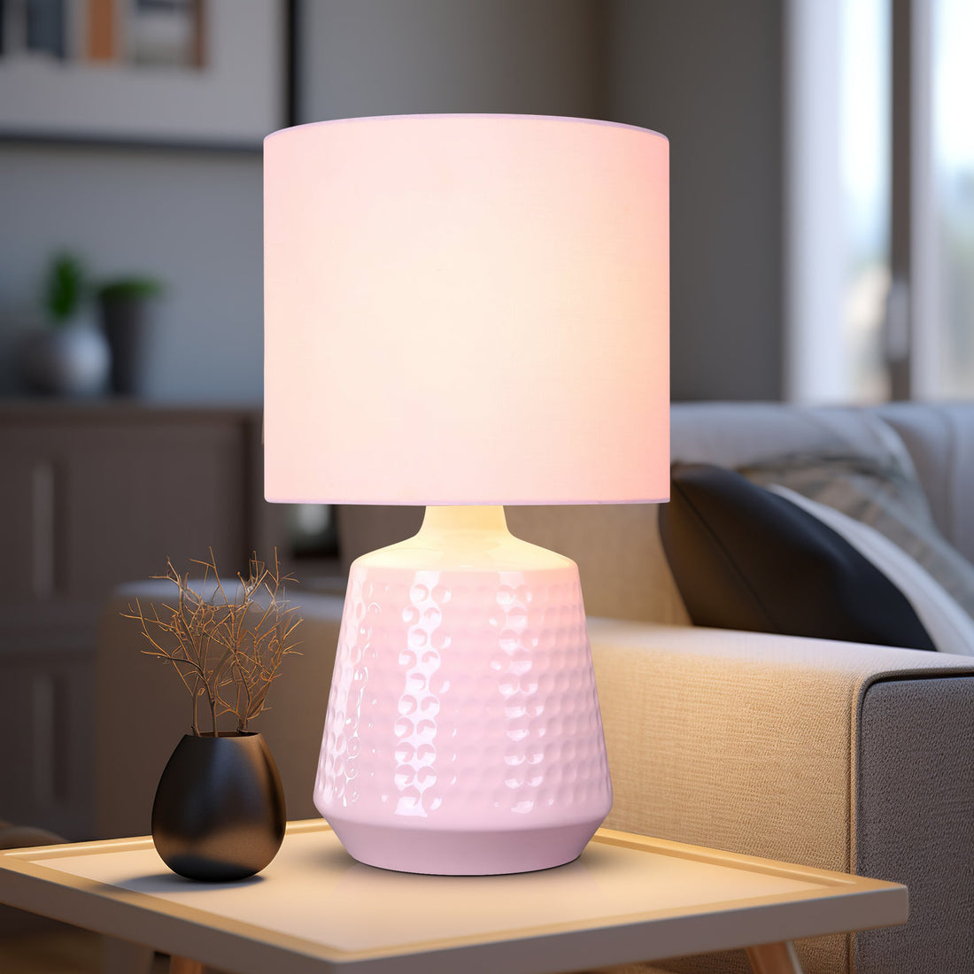 Hyde Touch Table Lamp - Pink