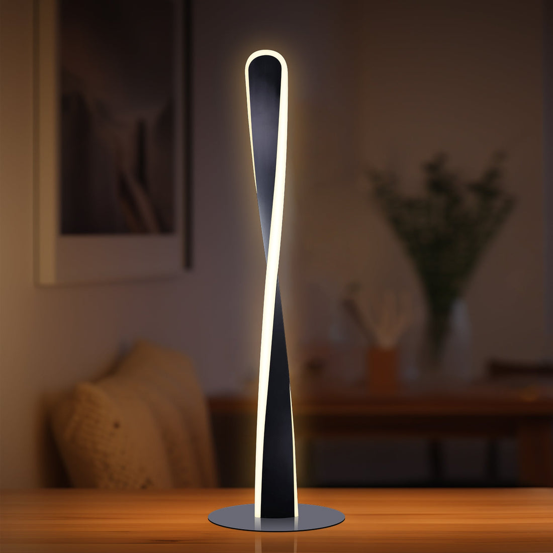 Enhalus LED Table Lamp - Black