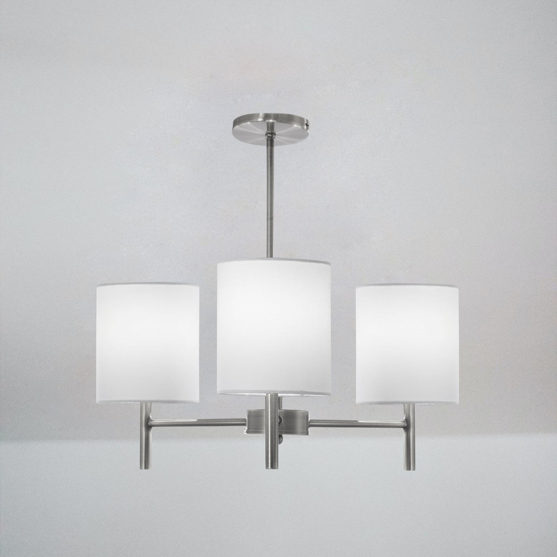 Blanche Ceiling Light Satin Chrome