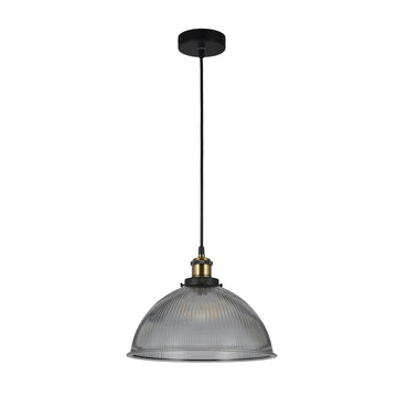 Tristan Glass Pendant Light - Grey