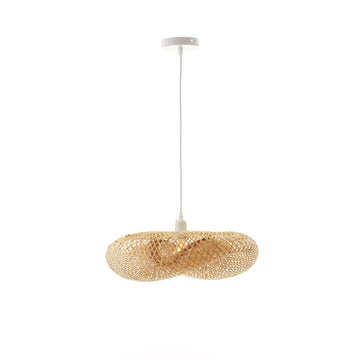 Mobius Woven Bamboo Pendant Light