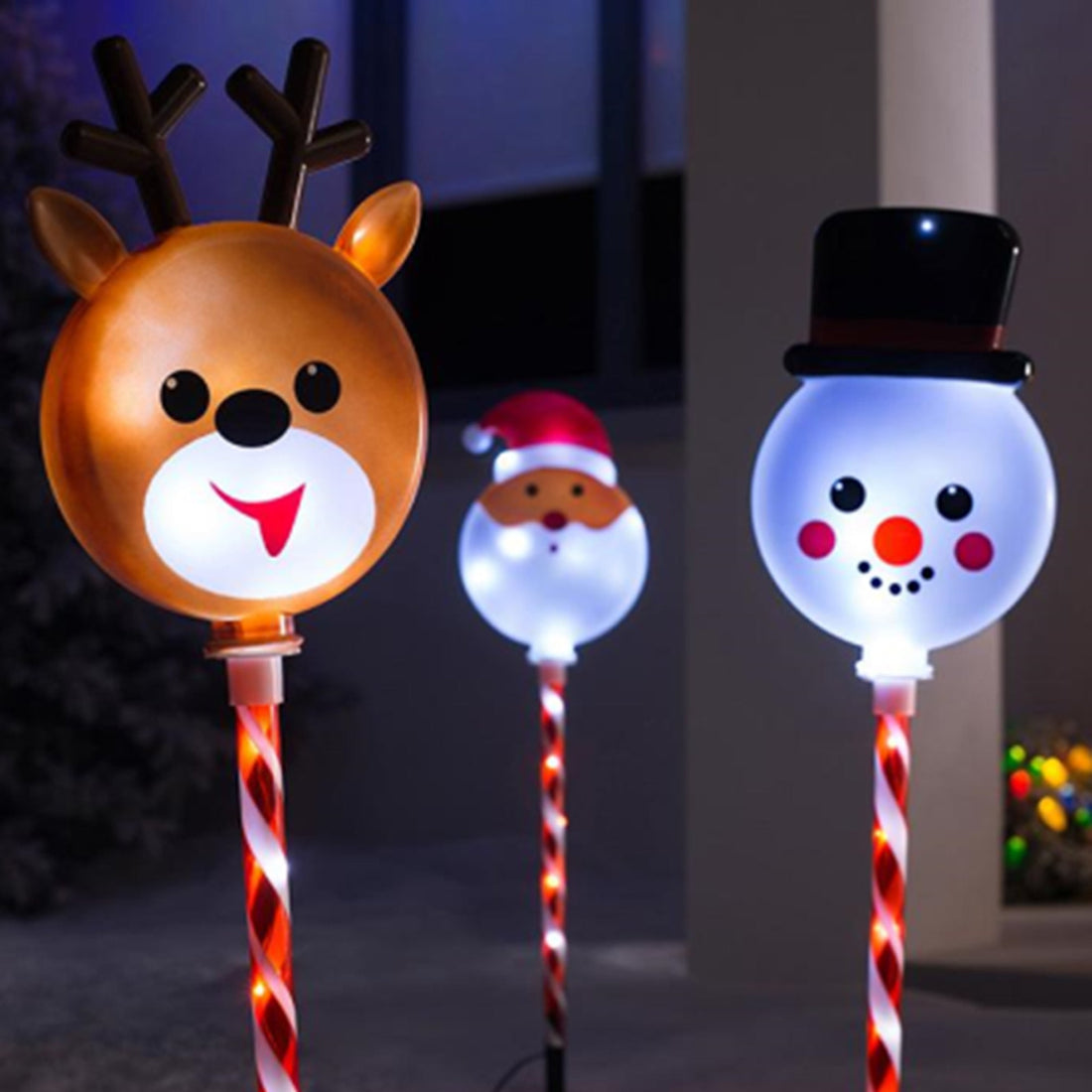 Set of 3 Cartoon Path Light