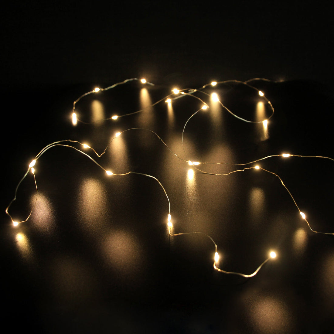 Battery Operated 40 Micro LED String Lights with Timer - 3 Colour Options