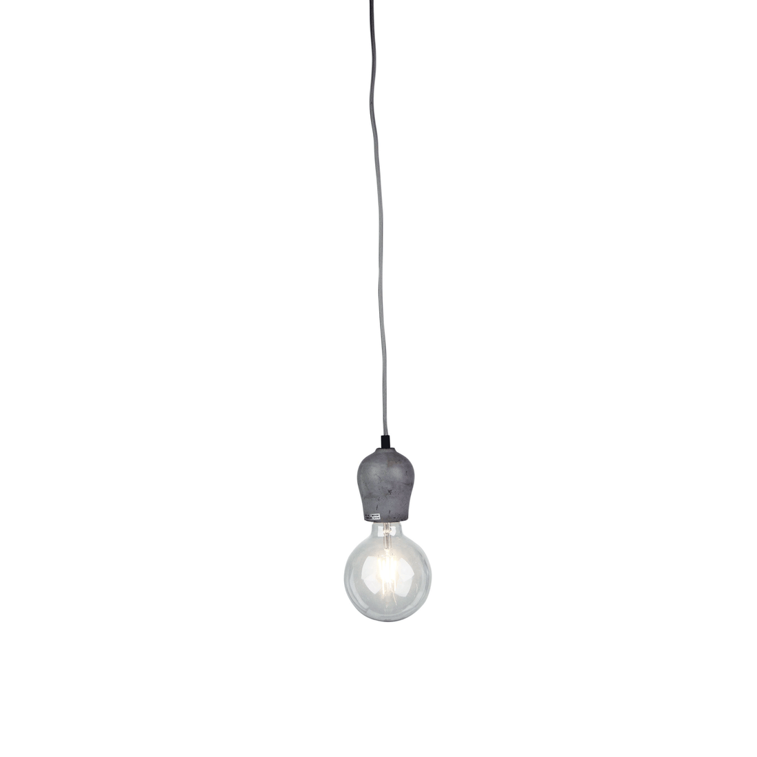 Chunk Concrete Single Pendant Light