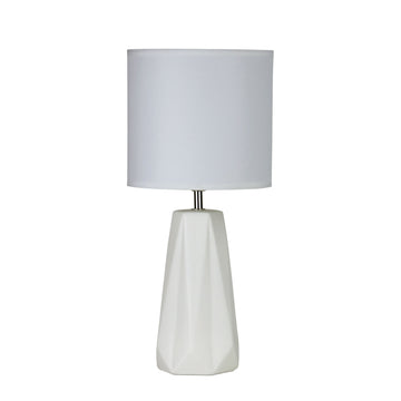 Shelly Ceramic Table Lamp White